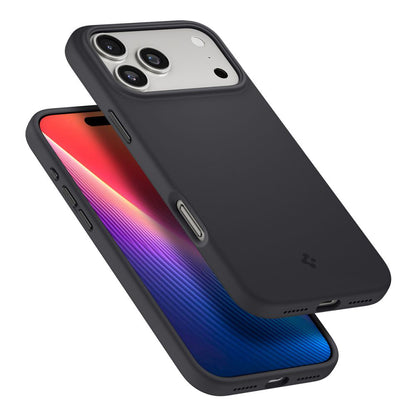 Θήκη MagSafe για Apple iPhone 17 Pro, Spigen, Silicone Fit, Μαύρη ACS10335