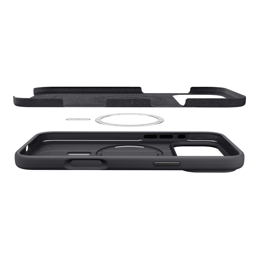Θήκη MagSafe για Apple iPhone 17 Pro, Spigen, Silicone Fit, Μαύρη ACS10335