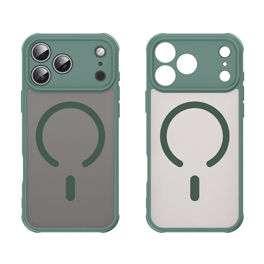 MagSafe Case for Apple iPhone 17 Pro, Techsuit, HaloFrost II, Green
