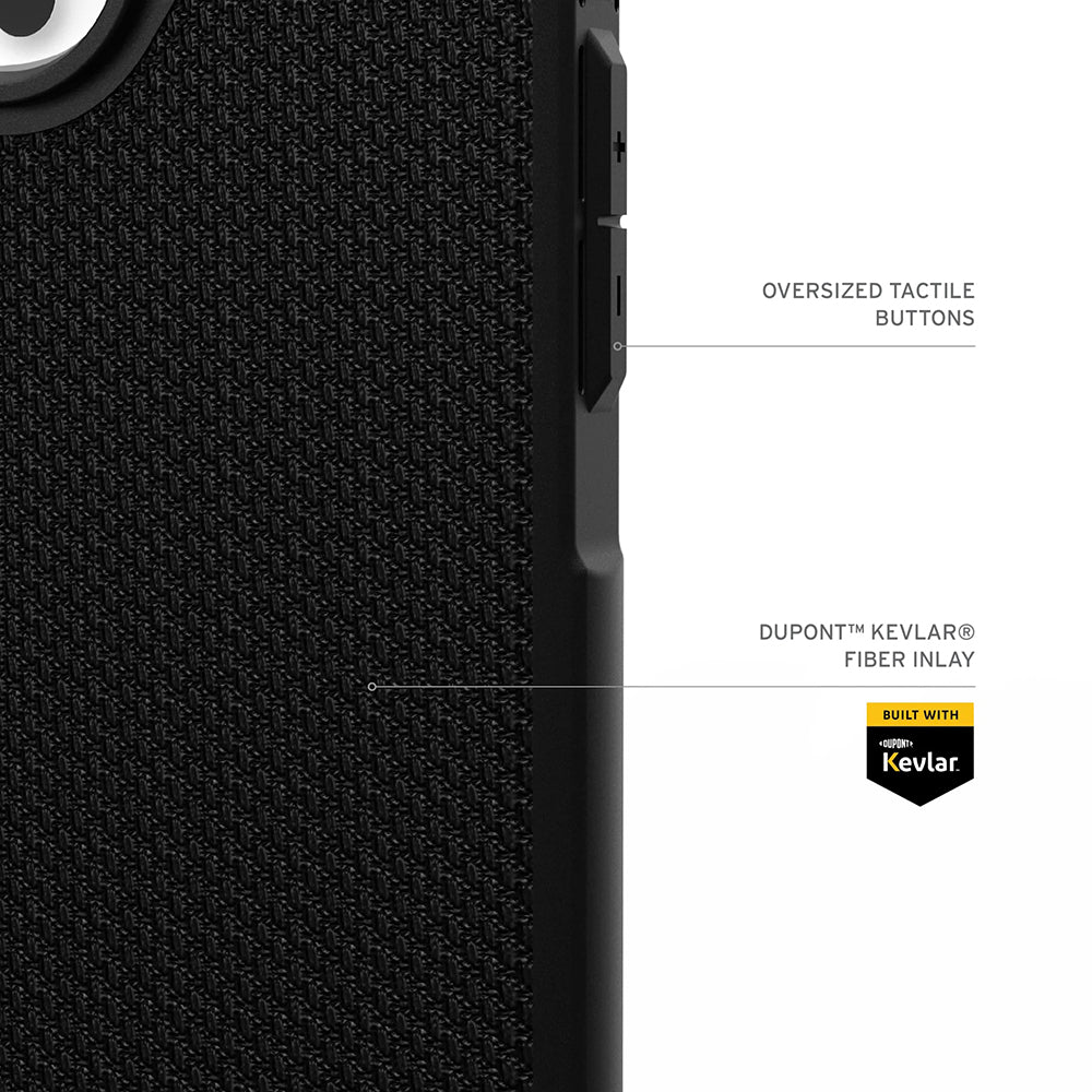 MagSafe Case for Apple iPhone 17 Pro, Urban Armor Gear, Metropolis LT Kevlar, Black