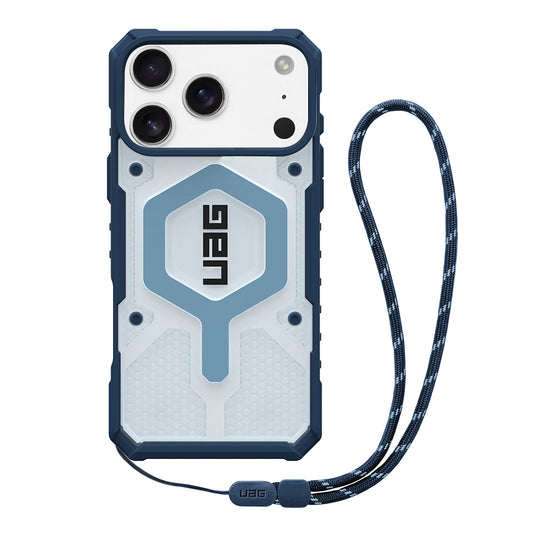 Θήκη MagSafe για Apple iPhone 17 Pro, Urban Armor Gear, Pathfinder Clear με Λουράκι, Μπλε