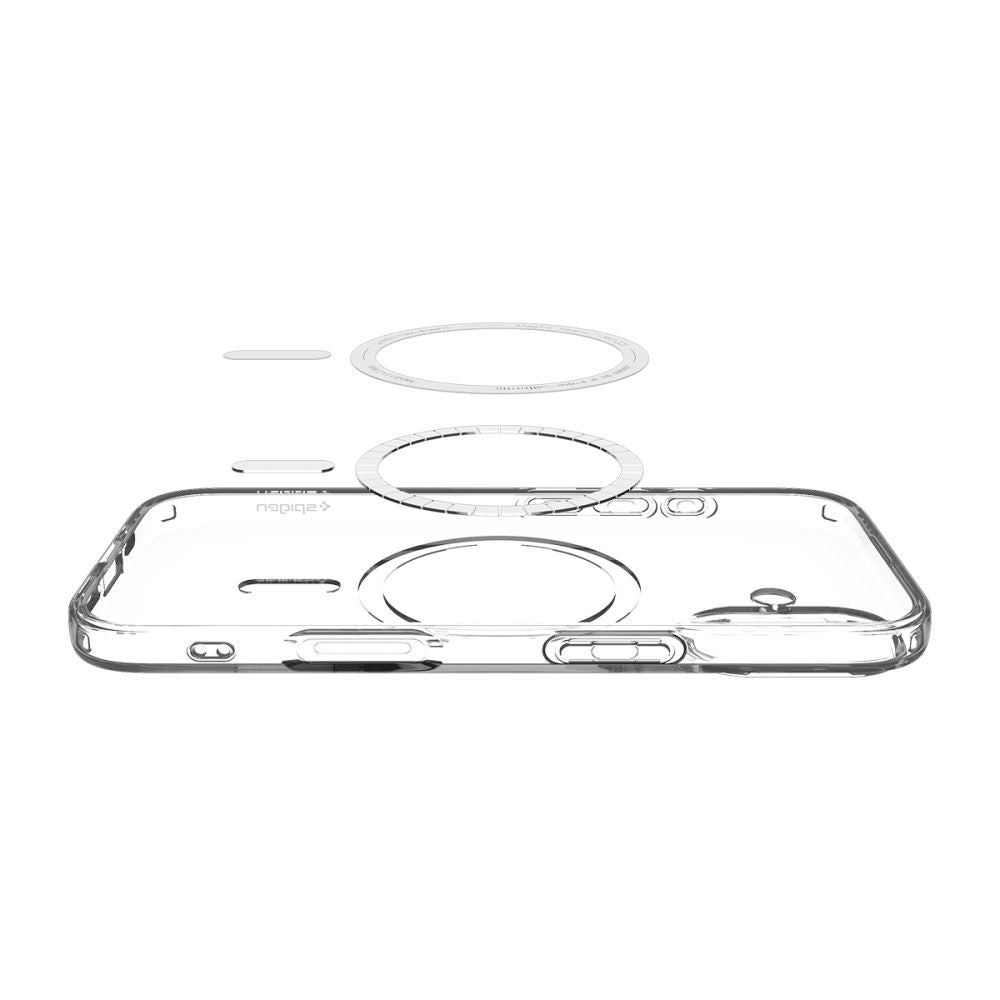 MagSafe Case for Apple iPhone 17, Spigen, Liquid Crystal, White ACS10397
