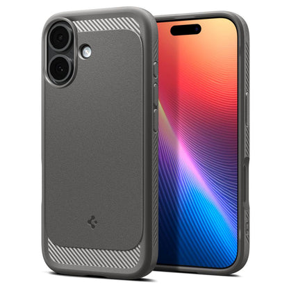 MagSafe Case for Apple iPhone 17, Spigen, Rugged Armor, Gray ACS10368