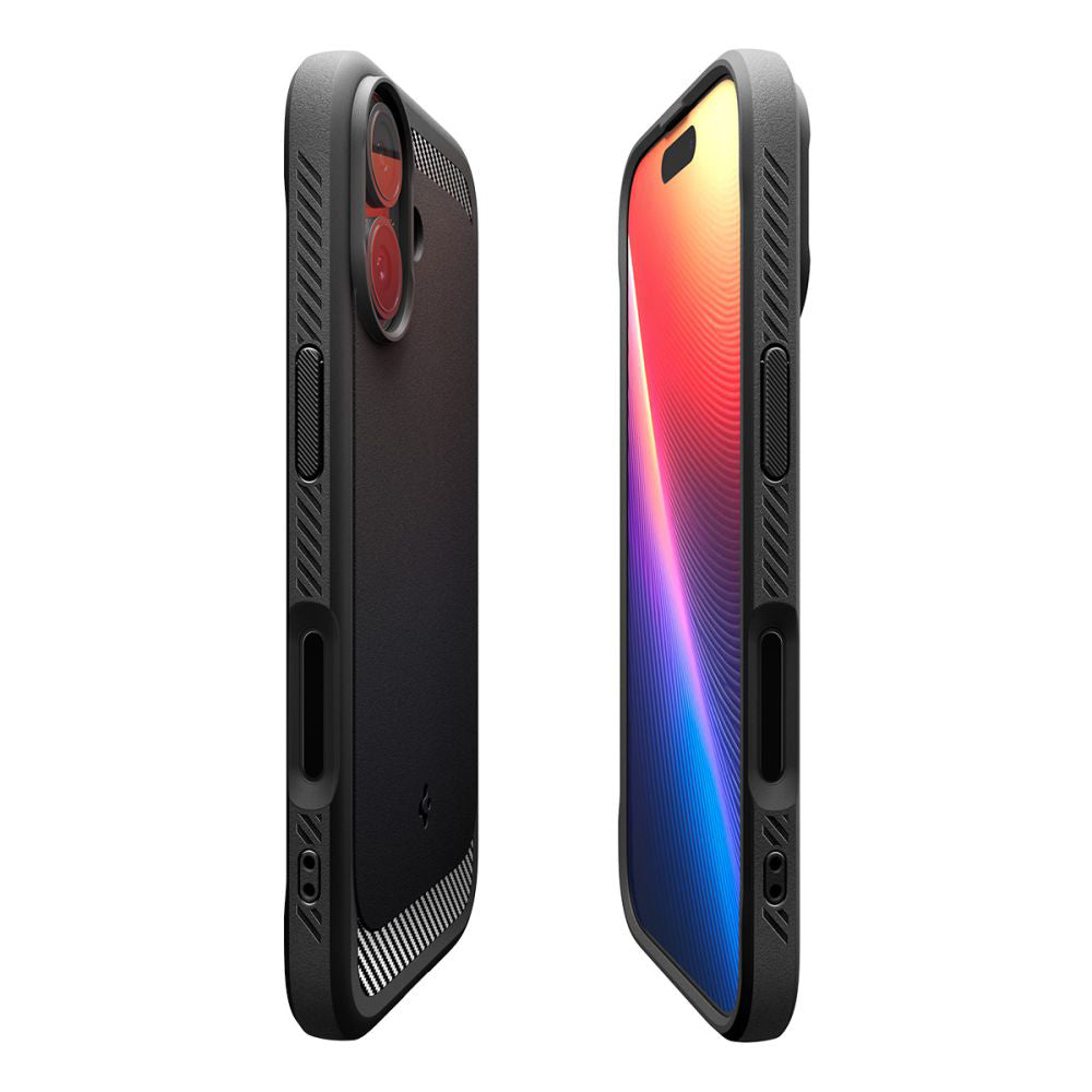 MagSafe Case for Apple iPhone 17, Spigen, Rugged Armor, Matte Black ACS10367