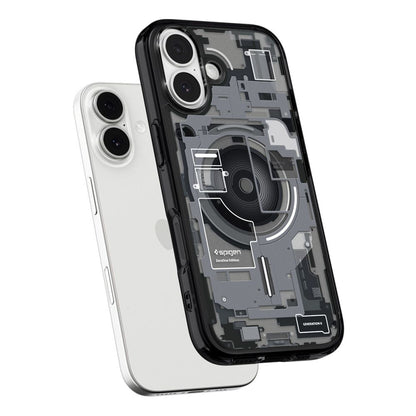 MagSafe Case for Apple iPhone 17, Spigen, Ultra Hybrid Zero One, Black ACS10387