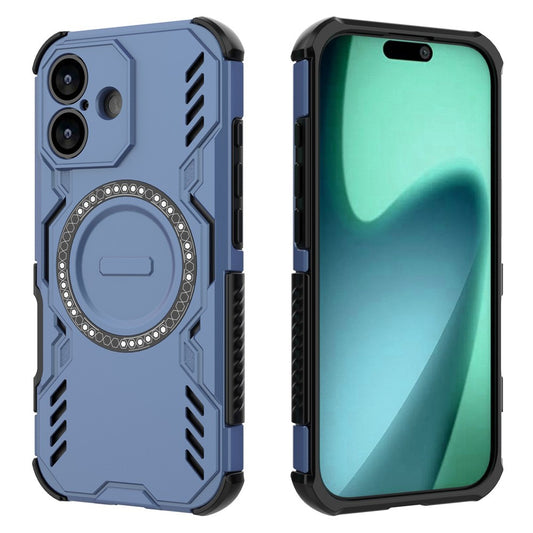 MagSafe Case for Apple iPhone 17, Techsuit, ArmorMag, Blue