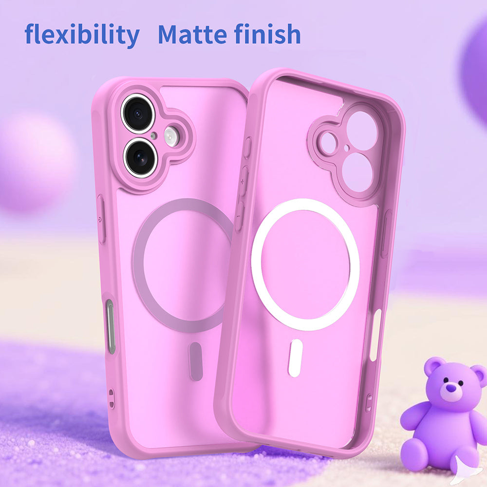 Θήκη MagSafe για Apple iPhone 17, Techsuit, HaloFrost II, Ροζ