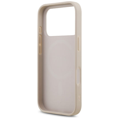 Θήκη MagSafe για Apple iPhone 18 Pro / 17 Pro, Guess, 4G Triangle Strass, Ροζ
