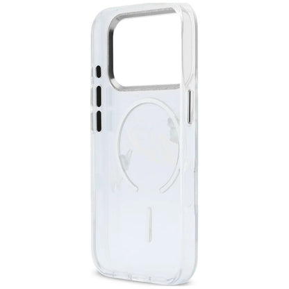 Θήκη MagSafe για Apple iPhone 18 Pro / 17 Pro, Karl Lagerfeld, IML Choupette Karl Script Logo, Διαφανής