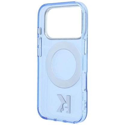 Θήκη MagSafe για Apple iPhone 18 Pro / 17 Pro, Karl Lagerfeld, IML Ring Stand Kameo Metal, Μπλε