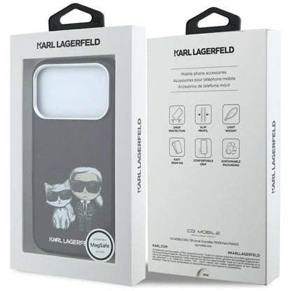 Θήκη MagSafe για Apple iPhone 18 Pro / 17 Pro, Karl Lagerfeld, KC Bodies Sketch, Βυσσινί