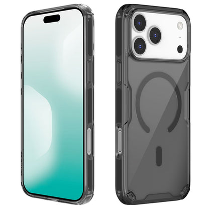 Θήκη MagSafe για Apple iPhone 18 Pro / 17 Pro, Nillkin, Nature Pro, Μαύρη Διαφανής