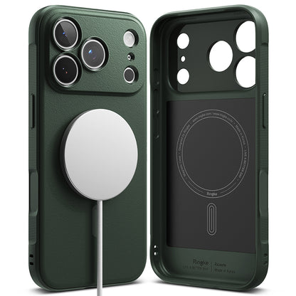 MagSafe Case for Apple iPhone 18 Pro / 17 Pro, Ringke, Onyx, Dark Green