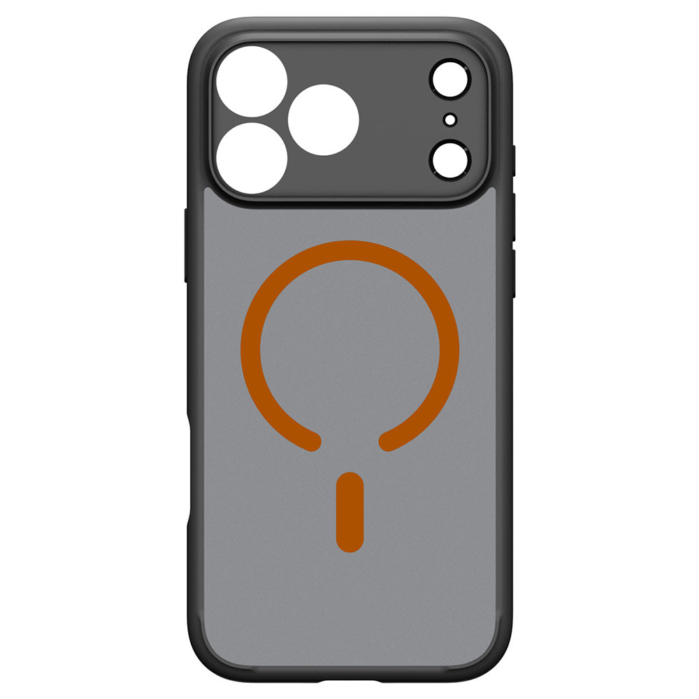 Θήκη MagSafe για Apple iPhone 18 Pro / 17 Pro, Spigen, Ultra Hybrid, Μαύρη Πορτοκαλί Σατινέ ACS12162