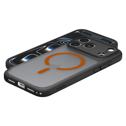 Θήκη MagSafe για Apple iPhone 18 Pro / 17 Pro, Spigen, Ultra Hybrid, Μαύρη Πορτοκαλί Σατινέ ACS12162