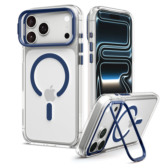 Θήκη MagSafe για Apple iPhone 18 Pro / 17 Pro, Spigen, Ultra Hybrid Optik S, Διαφανής Μπλε ACS11922