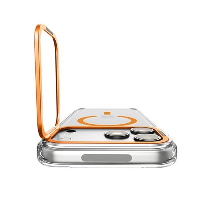 Θήκη MagSafe για Apple iPhone 18 Pro / 17 Pro, Spigen, Ultra Hybrid Optik S, Διαφανής Πορτοκαλί ACS11923