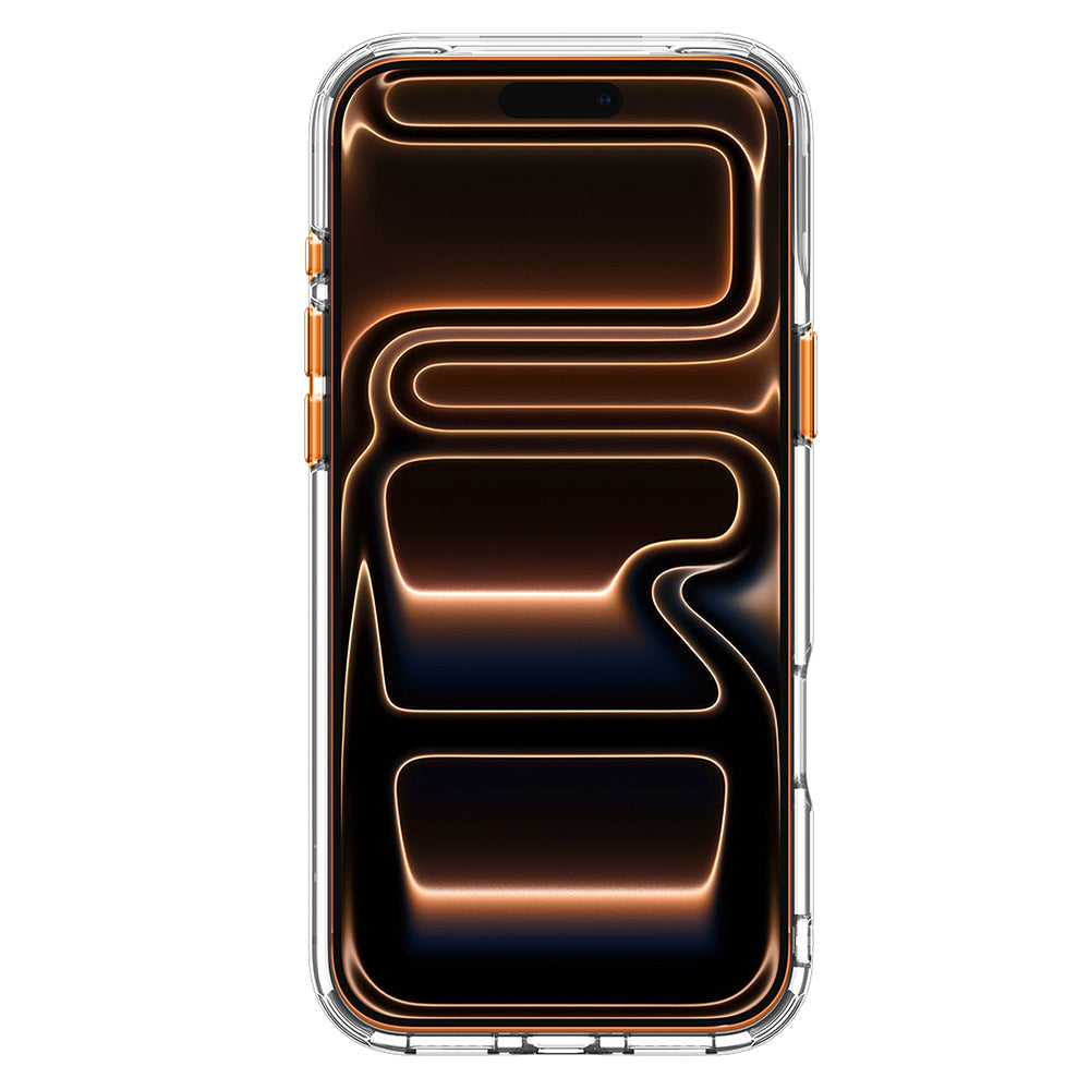 Θήκη MagSafe για Apple iPhone 18 Pro / 17 Pro, Spigen, Ultra Hybrid Optik S, Διαφανής Πορτοκαλί ACS11923