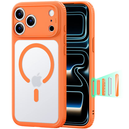 Θήκη MagSafe για Apple iPhone 18 Pro, ESR, Classic Hybrid, Πορτοκαλί Σατινέ