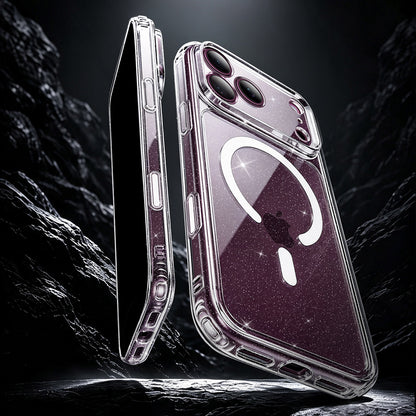 MagSafe Case for Apple iPhone 18 Pro, ESR, Classic Hybrid Shimmer, Transparent