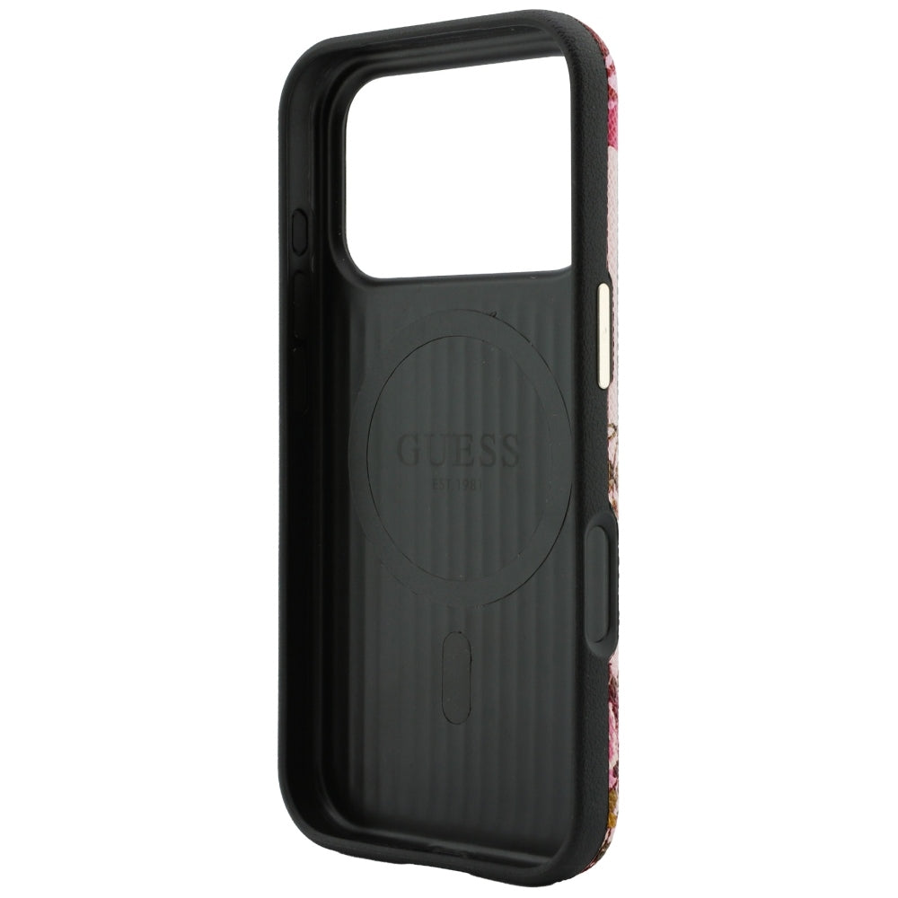 Θήκη MagSafe για Apple iPhone 18 Pro Max / 17 Pro Max, Guess, Blossom Roses Print, Ροζ