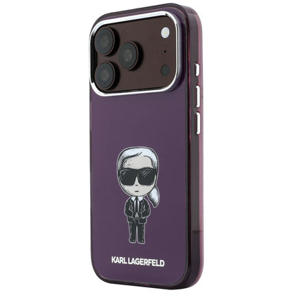 Θήκη MagSafe για Apple iPhone 18 Pro Max / 17 Pro Max, Karl Lagerfeld, IML Ikonik Sketch Print, Βυσσινί