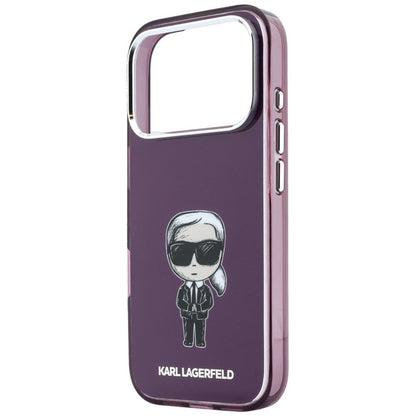 Θήκη MagSafe για Apple iPhone 18 Pro Max / 17 Pro Max, Karl Lagerfeld, IML Ikonik Sketch Print, Βυσσινί