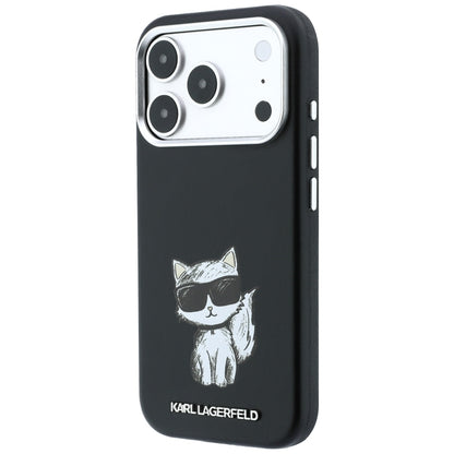 Θήκη MagSafe για Apple iPhone 18 Pro Max / 17 Pro Max, Karl Lagerfeld, Smooth Choupette Sketch, Μαύρο