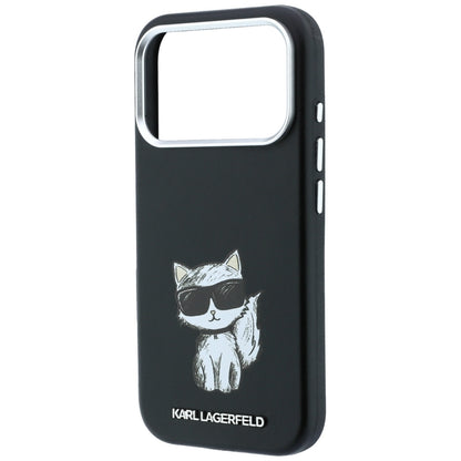 Θήκη MagSafe για Apple iPhone 18 Pro Max / 17 Pro Max, Karl Lagerfeld, Smooth Choupette Sketch, Μαύρο