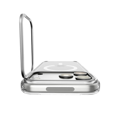 Θήκη MagSafe για Apple iPhone 18 Pro Max / 17 Pro Max, Spigen, Ultra Hybrid Optik S, Ασημί Διαφανής ACS11908