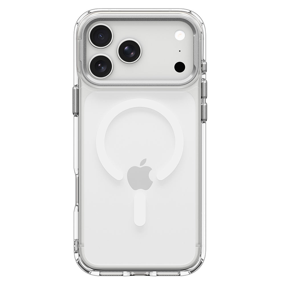 Θήκη MagSafe για Apple iPhone 18 Pro Max / 17 Pro Max, Spigen, Ultra Hybrid Optik S, Ασημί Διαφανής ACS11908
