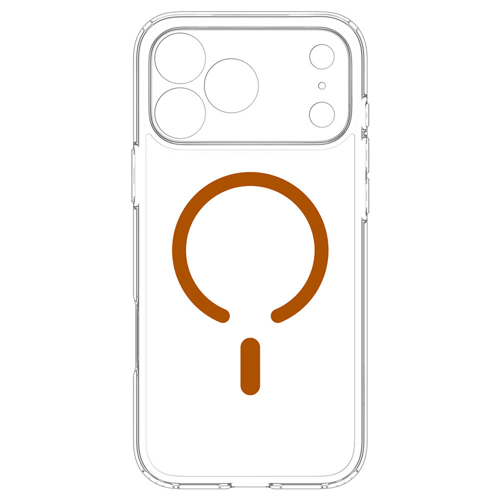 Θήκη MagSafe για Apple iPhone 18 Pro Max / 17 Pro Max, Spigen, Ultra Hybrid, Διαφανές Πορτοκαλί ACS12122