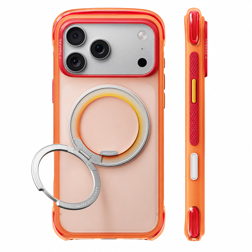 Θήκη MagSafe για Apple iPhone 18 Pro Max / 17 Pro Max, Torras, O3 Air Core, Πορτοκαλί
