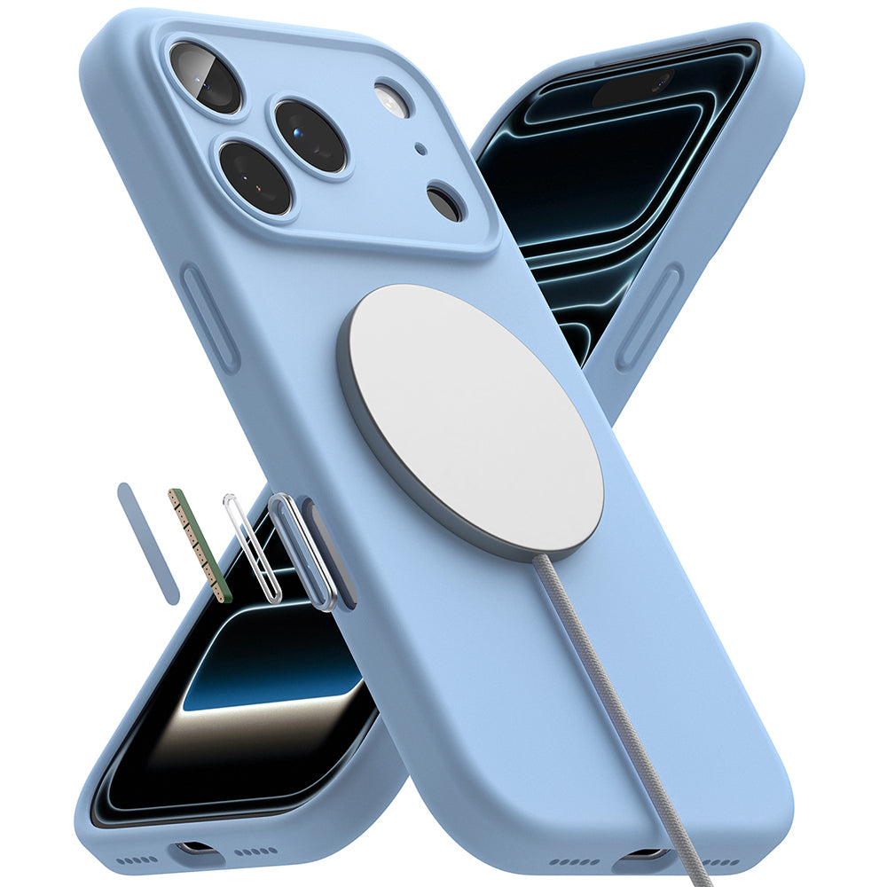 MagSafe Case for Apple iPhone 18 Pro Max, Ringke, Silicone, Blue