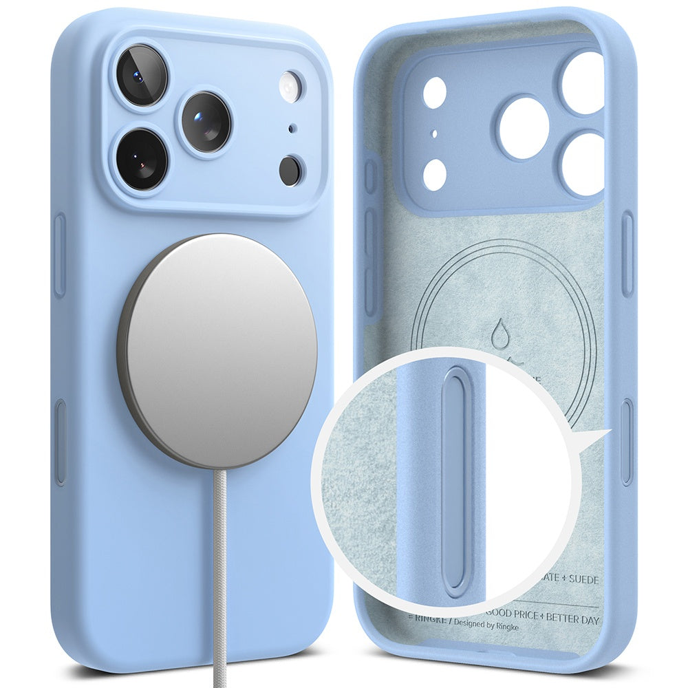 MagSafe Case for Apple iPhone 18 Pro Max, Ringke, Silicone, Blue