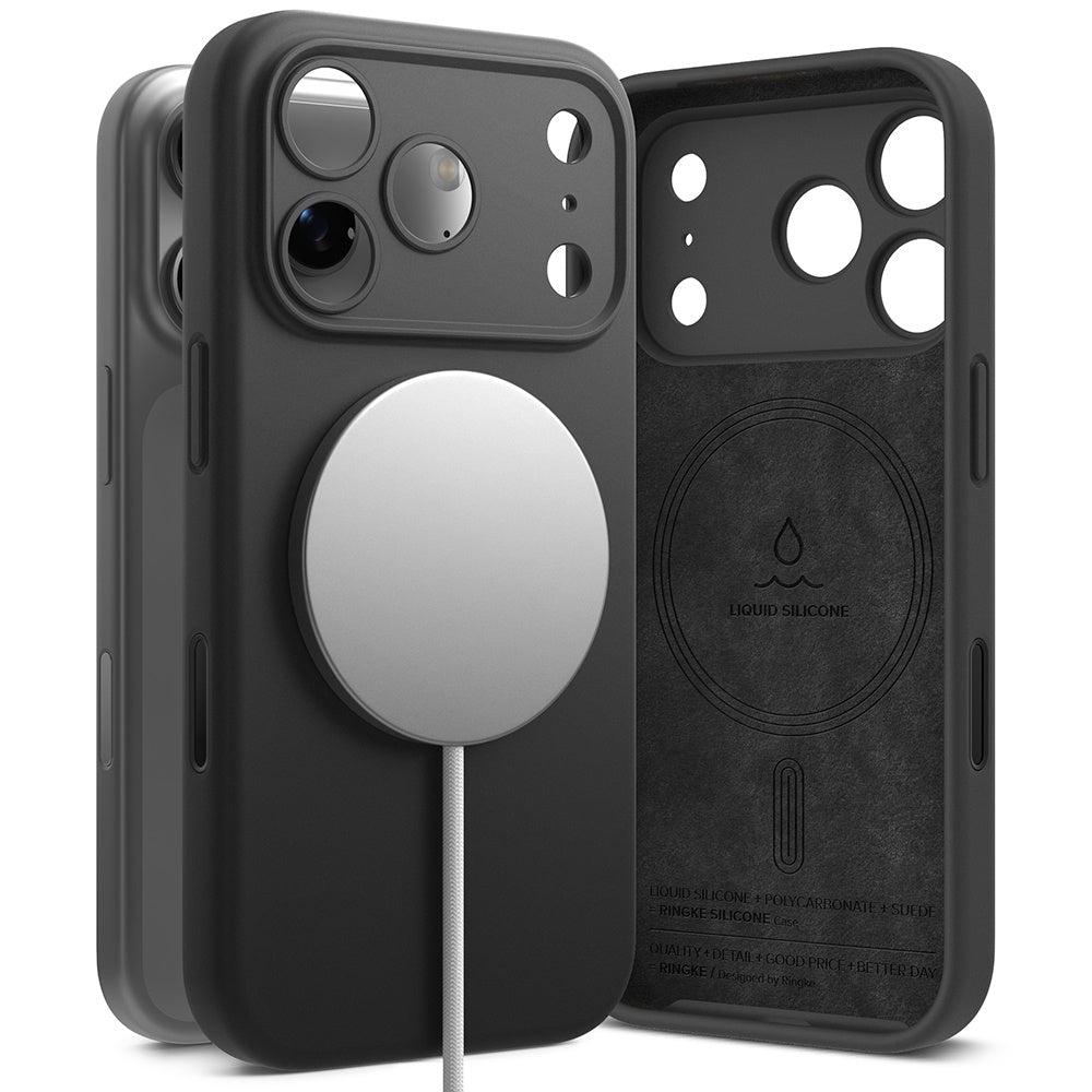 MagSafe Case for Apple iPhone 18 Pro Max, Ringke, Silicone, Black