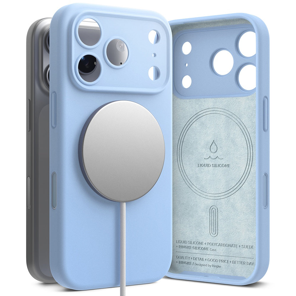 MagSafe Case for Apple iPhone 18 Pro, Ringke, Silicone, Blue