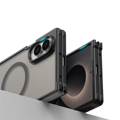 Θήκη MagSafe για Apple iPhone Duo, Techsuit, HaloFrost II, Μαύρο