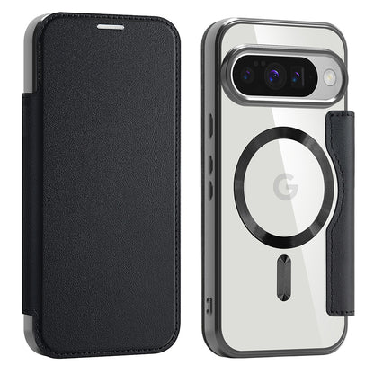 MagSafe Case for Google Pixel 10 Pro / 10, Techsuit, SmartMag Book, Black