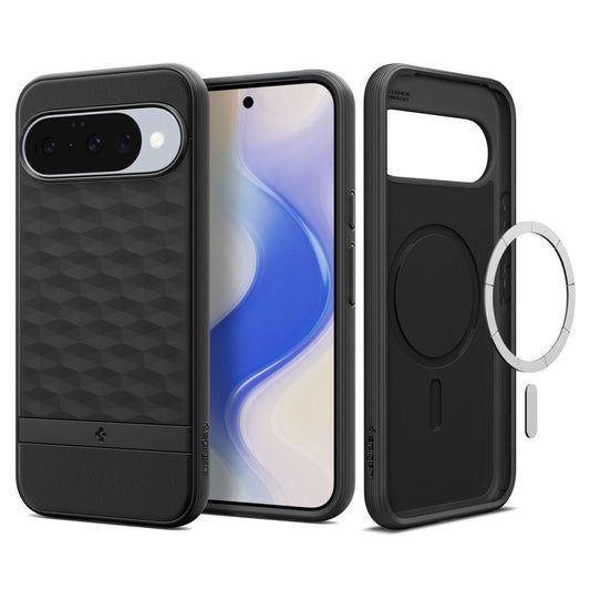 Θήκη MagSafe για Google Pixel 10 Pro / 10, Spigen, Caseology Parallax, Ματ Μαύρη ACS09708
