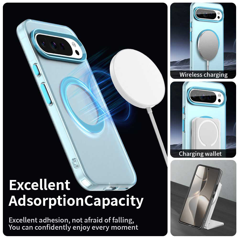 MagSafe Case for Google Pixel 10 Pro / 10, Techsuit, CandyCase, Blue