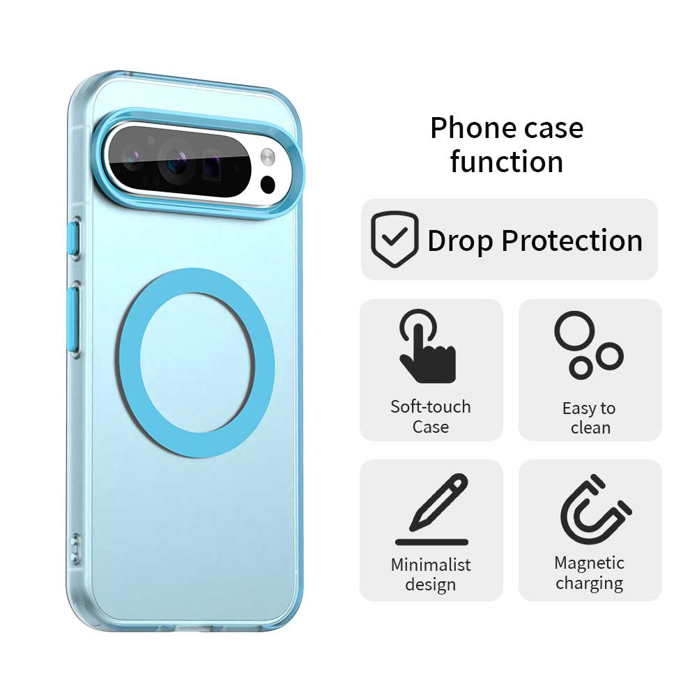 MagSafe Case for Google Pixel 10 Pro / 10, Techsuit, CandyCase, Blue