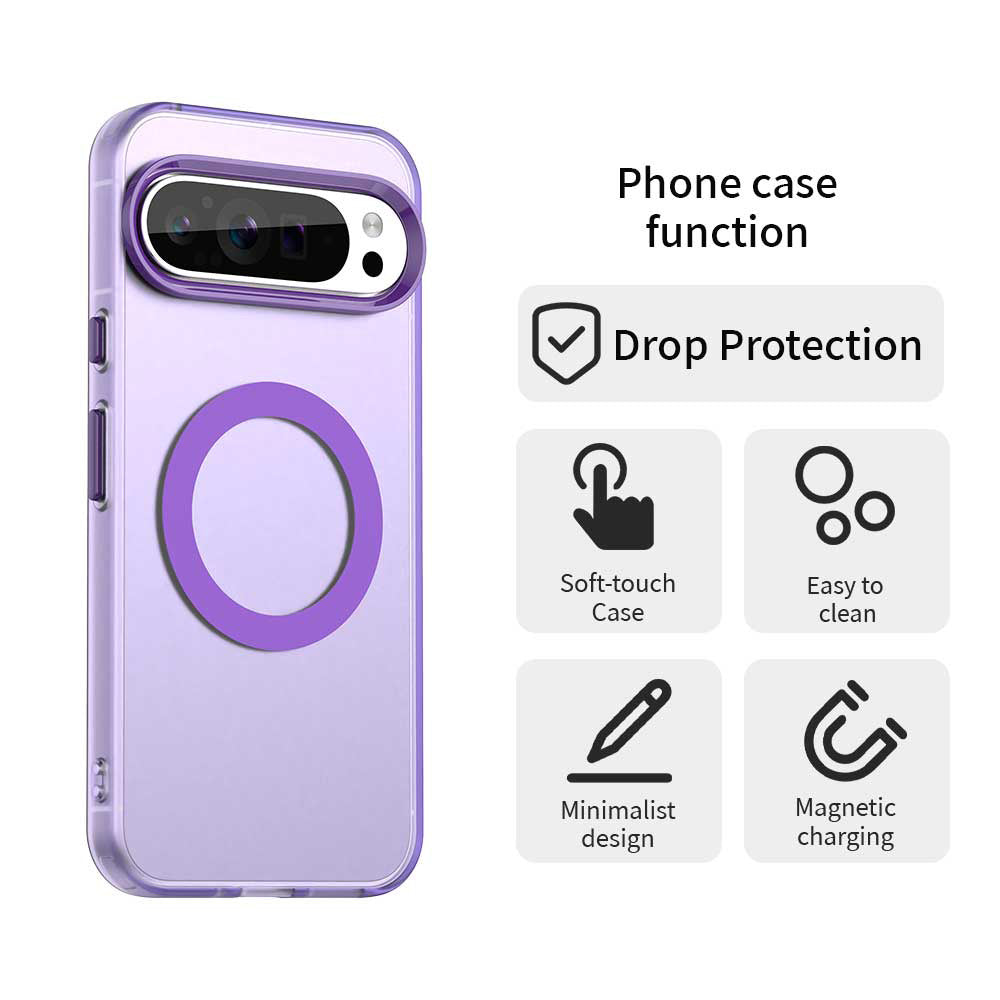 MagSafe Case for Google Pixel 10 Pro / 10, Techsuit, CandyCase, Purple