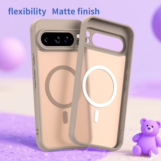 MagSafe Case for Google Pixel 10 Pro, Techsuit, HaloFrost II, Gold
