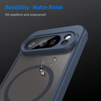 MagSafe Case for Google Pixel 10 Pro, Techsuit, HaloFrost II, Navy Blue