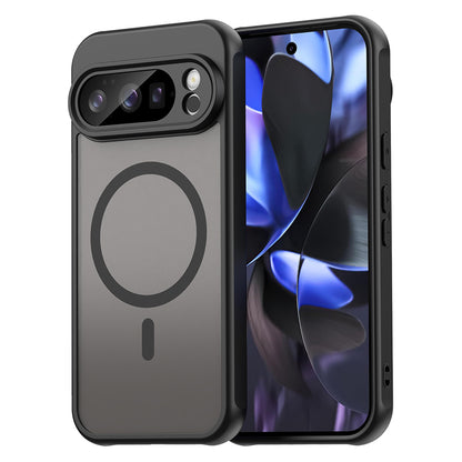 MagSafe Case for Google Pixel 10 Pro, Techsuit, HaloFrost II, Black
