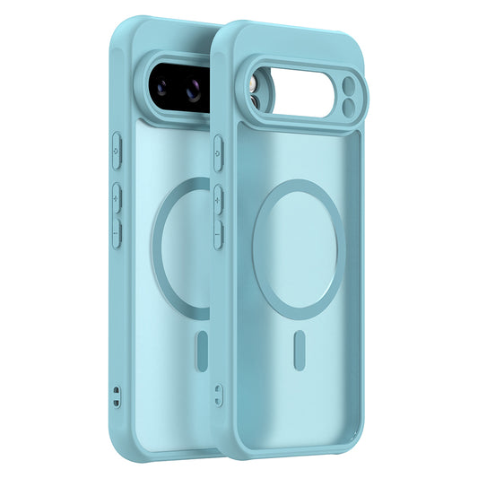 MagSafe Case for Google Pixel 10 Pro, Techsuit, HaloFrost II, Light Green