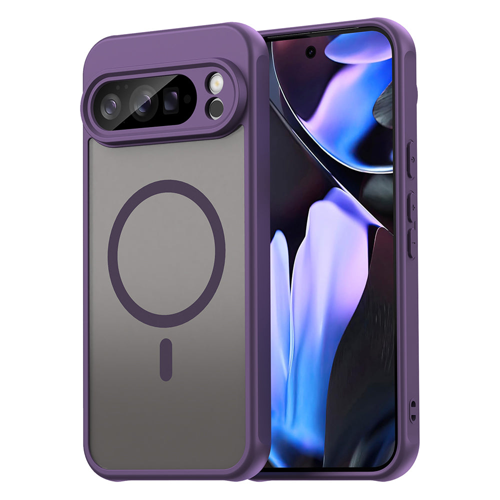 MagSafe Case for Google Pixel 10 Pro XL, Techsuit, HaloFrost II, Purple