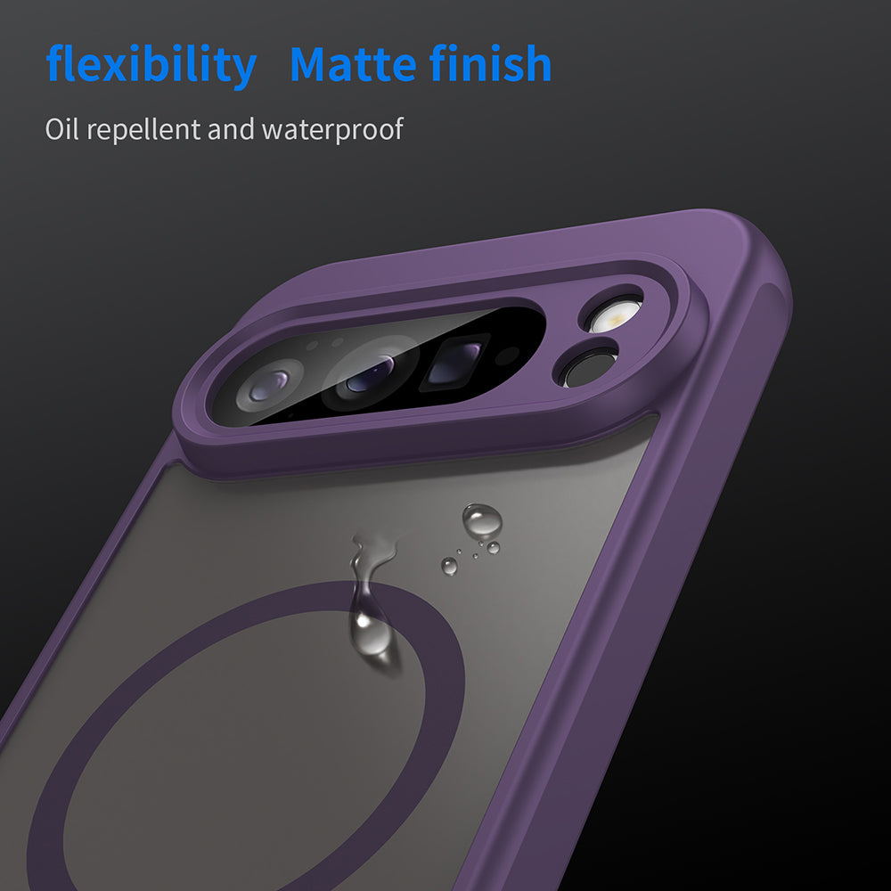 MagSafe Case for Google Pixel 10 Pro XL, Techsuit, HaloFrost II, Purple