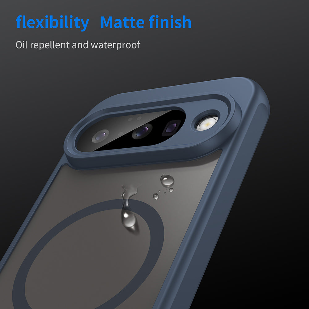 MagSafe Case for Google Pixel 10, Techsuit, HaloFrost II, Navy Blue